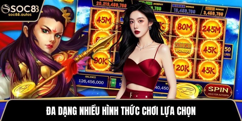 PG Nổ Hũ - Sân Chơi Đỉnh Cao Quay Thưởng Hàng Đầu SOC88 Đa dạng nhiều hình thức chơi lựa chọn