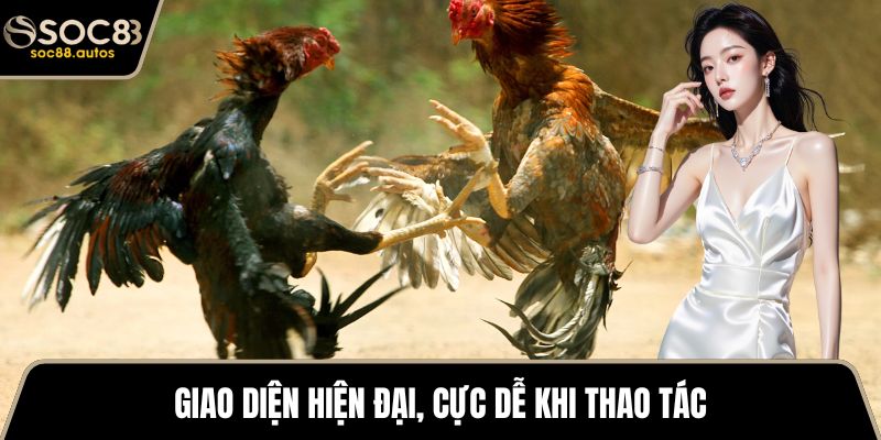 Giao diện hiện đại, cực dễ khi thao tác